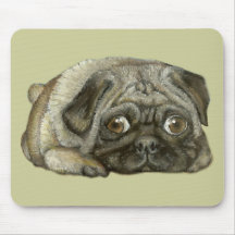 Snug as a pug mouse pads