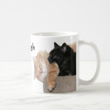 Snuggle kitties mug