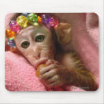 Snuggle Monkey Mouse Pads