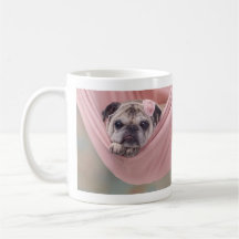 Snuggle Pug Mug by Pugs and Kisses