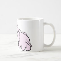 Snuggling Elephants Mug