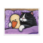 Snuggly Duck Postcard