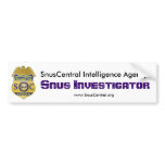Snus Investigator bumper stickers