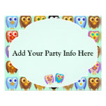 So Cute Owls Custom Invitations