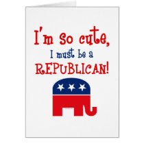 So Cute Republican Card