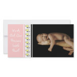 So Cute Stacked Sheep It's A Girl... Our Pearl Photo Greeting Card