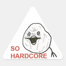 So Hardcore Triangle Sticker