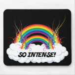 SO INTENSE DOUBLE RAINBOW MOUSEPAD