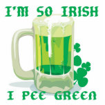 so irish i pee green photo sculptures