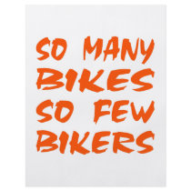 So Many Bikes So Few Bikers Custom Flyer