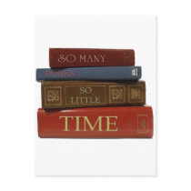 So Many Books So Little Time Postcard