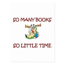 SO MANY BOOKS SO LITTLE TIME POSTCARDS