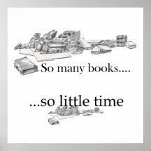 So Many Books, So Little Time Poster