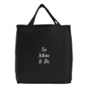 So Mote It Be embroidered bags