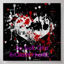 So SicK Of a BrOkeN HeaRt.... Poster
