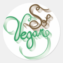 So Vegan Green Brown Sticker