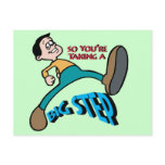 So You're Taking A Big Step ~  Word Play postcards