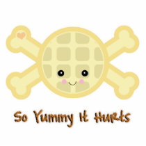so yummy it hurts waffle photo cutouts