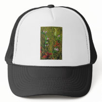 Soapwort gentian and Nodding ladies tresses Trucker Hats