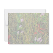 Soapwort gentian and Nodding ladies tresses Personalized Invitations