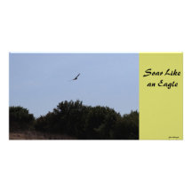 Soar Like an Eagle Photo Card Template