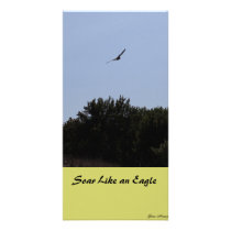 Soar Like an Eagle Personalized Photo Card