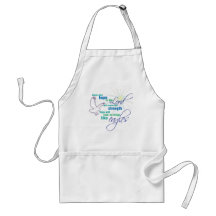 Soar on Wings Christian Scripture apron