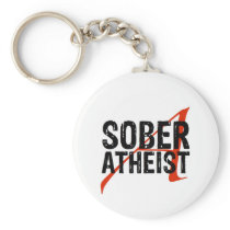 Sober Atheist Keychains
