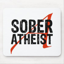 Sober Atheist Mousepads