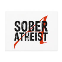 Sober Atheist Post Cards