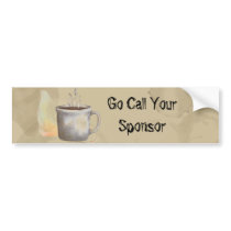 sober bumper sticker