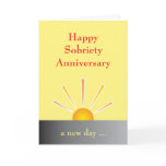 Sobriety Anniversary Card