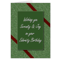 Sobriety Birthday Cards