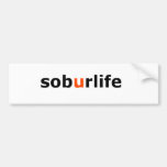 Sobur life brand bumper stickers