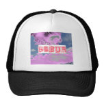 Sobur pink cloud shirt mesh hats