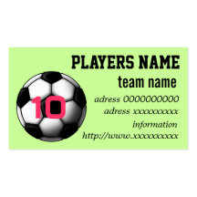 soccer01 ビジネスカード