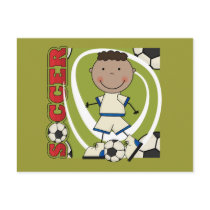 SOCCER - African American Boy TShirts and Gifts Postcard