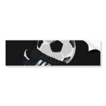 Soccer and shoes design bumper stickers
