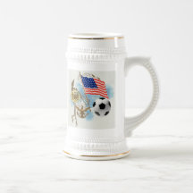 Soccer art USA futbol lovers Yanks supporters gift Coffee Mugs