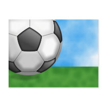Soccer Background postcards