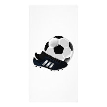 Soccer Ball and Cleats Photo Cards