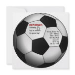 Soccer Ball Birthday Party Invitation