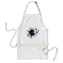 Soccer Ball Burst Apron