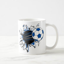 Soccer Ball Burst Mugs