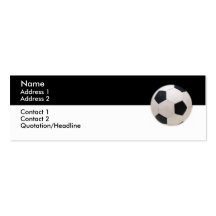 Soccer Ball Business Card
