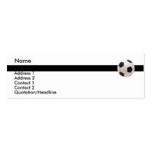Soccer Ball Business Card