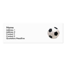 Soccer Ball Business Card