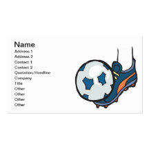 Soccer Ball Business Card Templates