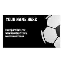 Soccer Ball Business Cards