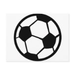 soccer ball icon postcards